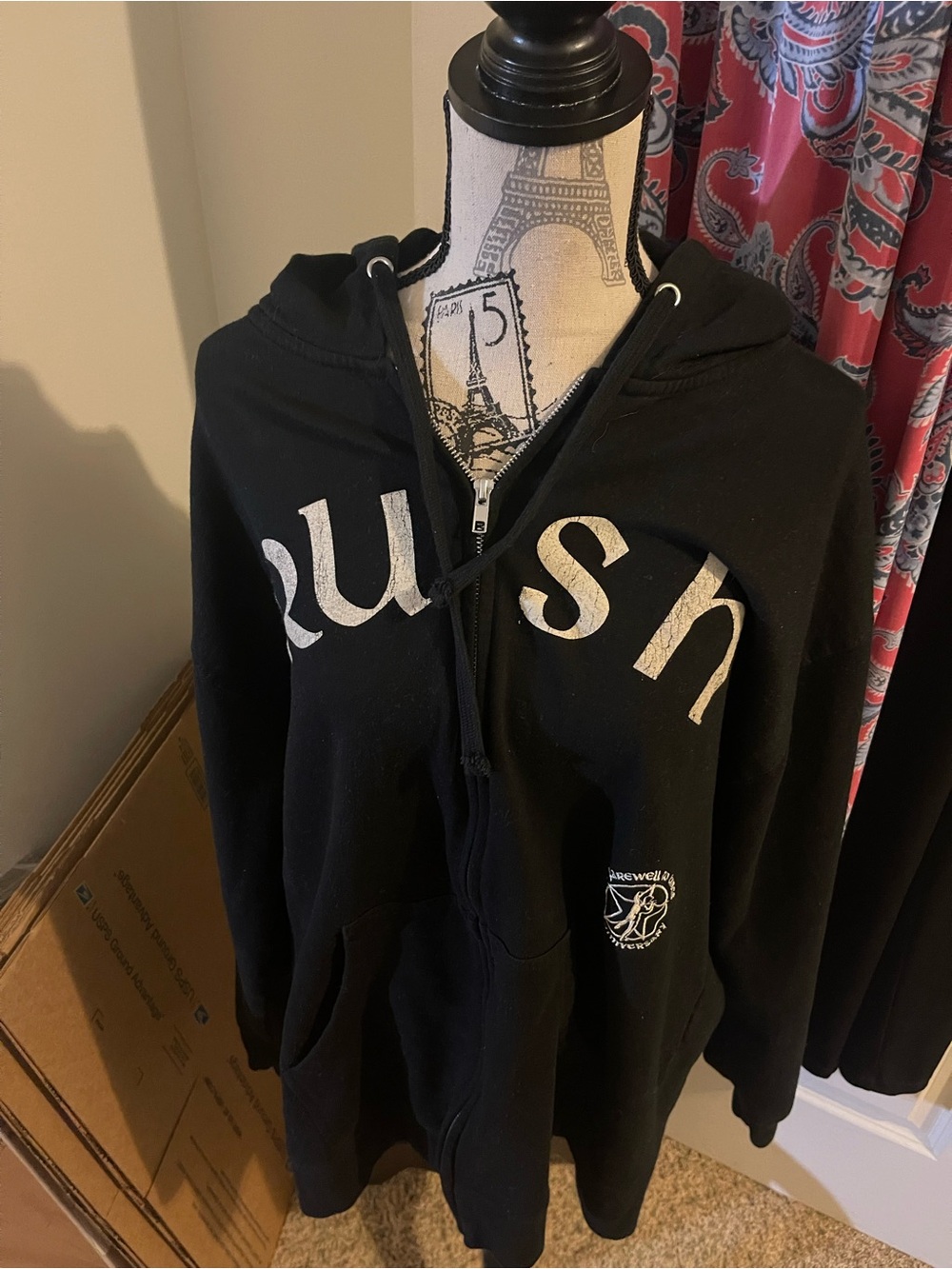 Rush Farewell to Kings Zip Hoodie Jacket - Size XXL